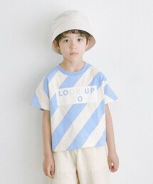 TJ LOGO 橫條紋 T恤 110cm-130cm