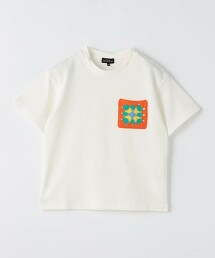 鉤針口袋T恤 100cm-160cm