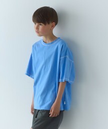 【SUTAMEN】配色壓線T恤 100cm-160cm