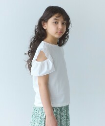 【SUTAMEN】肩開衩T恤 100cm-160cm
