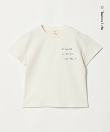 【特別訂製】＜Thomas Lelu＞手寫標語短袖T恤 120cm-140cm