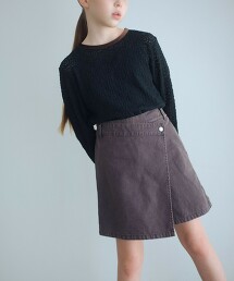 斜紋圍裏褲裙 100cm-160cm