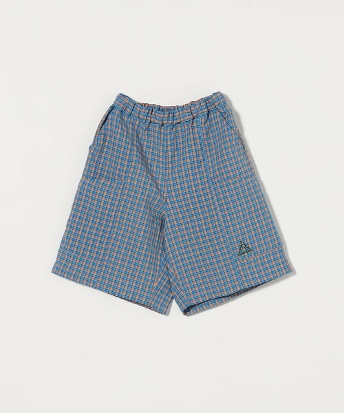 格紋大口袋短褲 100cm-130cm