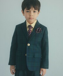TRW 黑衛士格紋西裝外套 110cm-130cm