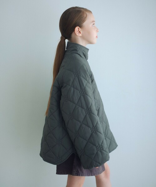 【SUTAMEN】花朵絎縫短外套 100cm-160cm