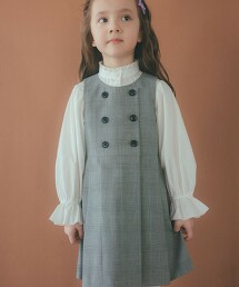 格倫格紋連身洋裝 110cm-130cm