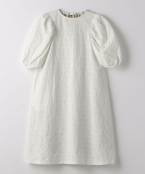 緹花 PUFF COLOR 洋裝（WHITE）110cm-130cm