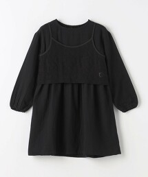 蕾絲吊帶背心＋洋裝套組 100cm-130cm