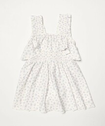 【預購】小碎花圖案連身泳衣 100cm-130cm