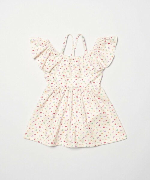 【預購】2WAY荷葉邊多彩連身泳衣 100cm-130cm