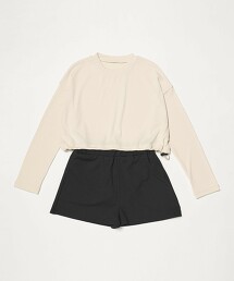 【預購】防曬水母衣3件組 泳衣 120cm-130cm