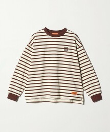 【特別訂製】＜UNIVERSAL OVERALL＞橫條紋長袖上衣 140cm-160cm