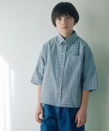 格紋襯衫 140cm-160cm