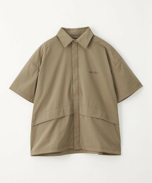 【特別訂製】＜WILD THINGS＞短袖拉鍊襯衫 140cm-160cm