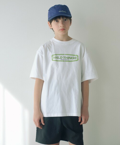 【特別訂製】＜WILD THINGS＞ LOGO短袖T恤 140cm-160cm