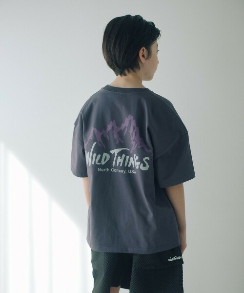 【特別訂製】＜WILD THINGS＞ 山系短袖T恤 140cm-160cm