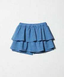 仿亞麻荷葉邊褲裙 140cm-160cm