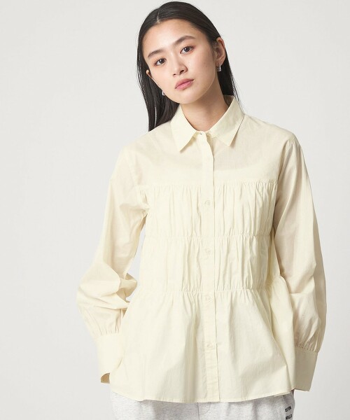 ＜CITEN＞縮褶襯衫