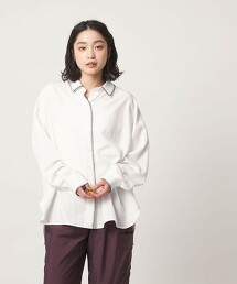 ＜CITEN＞毛氈刺繡寬版襯衫