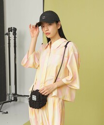 ＜CITEN＞大理石紋印刷 襯衫