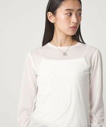 ＜CITEN＞透膚合身長版T恤