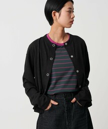＜CITEN＞竹節紗羅紋開襟衫