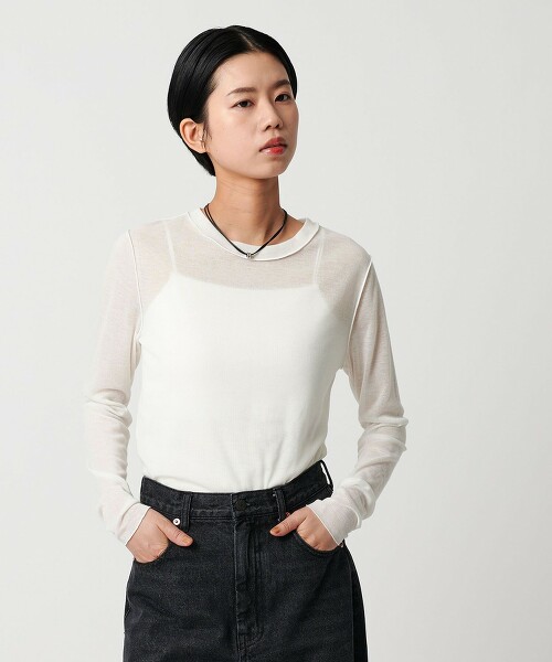 ＜CITEN＞Essential 透膚上衣
