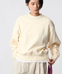 ＜CITEN＞配色壓線蓬鬆袖衛衣