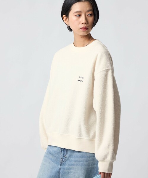 ＜CITEN＞內刷毛圓領上衣