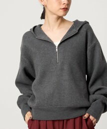 ＜CITEN＞仿衛衣針織連帽上衣