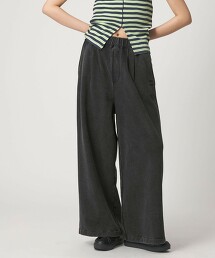 ＜CITEN＞仿舊LOGO運動褲