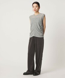 ＜CITEN＞天鵝絨輕便寬褲