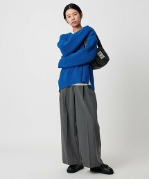 ＜CITEN＞Carreman2打摺寬版西裝褲