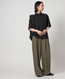＜CITEN＞格紋3打摺輕便褲