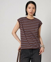 ＜CITEN＞LOGO橫條紋上衣