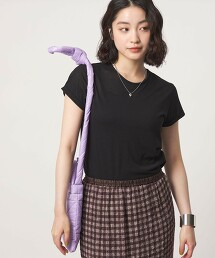 ＜CITEN＞蓋袖透膚T恤