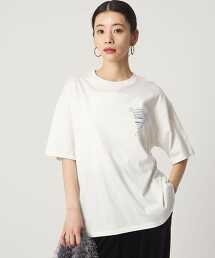 ＜CITEN＞花朵LOGO T恤