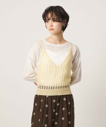 ＜CITEN＞網眼針織背心