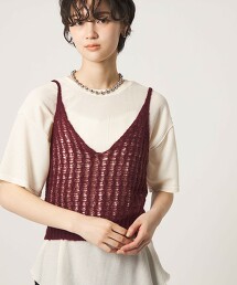 ＜CITEN＞網眼針織背心
