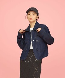 ＜CITEN＞丹寧 七分 夾克