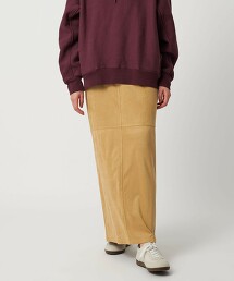 ＜CITEN＞仿麂皮窄裙