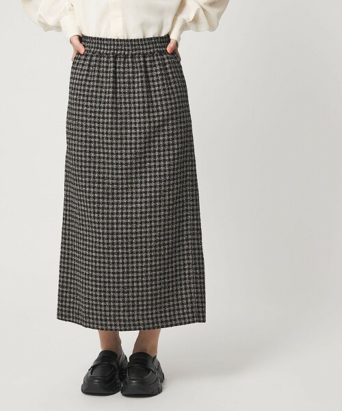 ＜CITEN＞格紋長裙