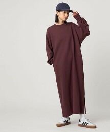 ＜CITEN＞袖抓皺運動休閒洋裝