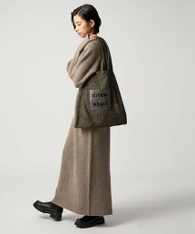 ＜CITEN＞羅紋拼接針織洋裝