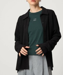 ＜CITEN＞剪織毛圈紗布開襟衫
