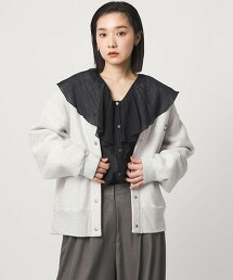 ＜CITEN＞寬鬆內刷毛開襟衫