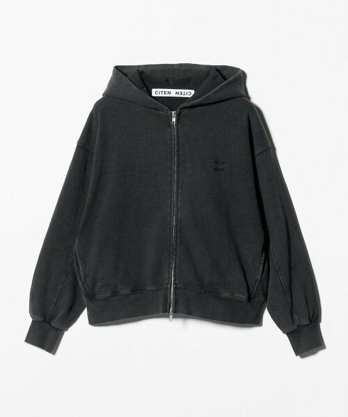 ＜CITEN＞仿舊LOGO連帽外套