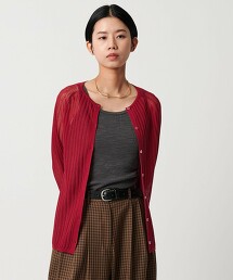 ＜CITEN＞簡約透膚針織外套