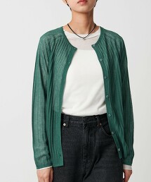 ＜CITEN＞簡約透膚針織外套