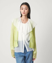 ＜CITEN＞網眼針織外套